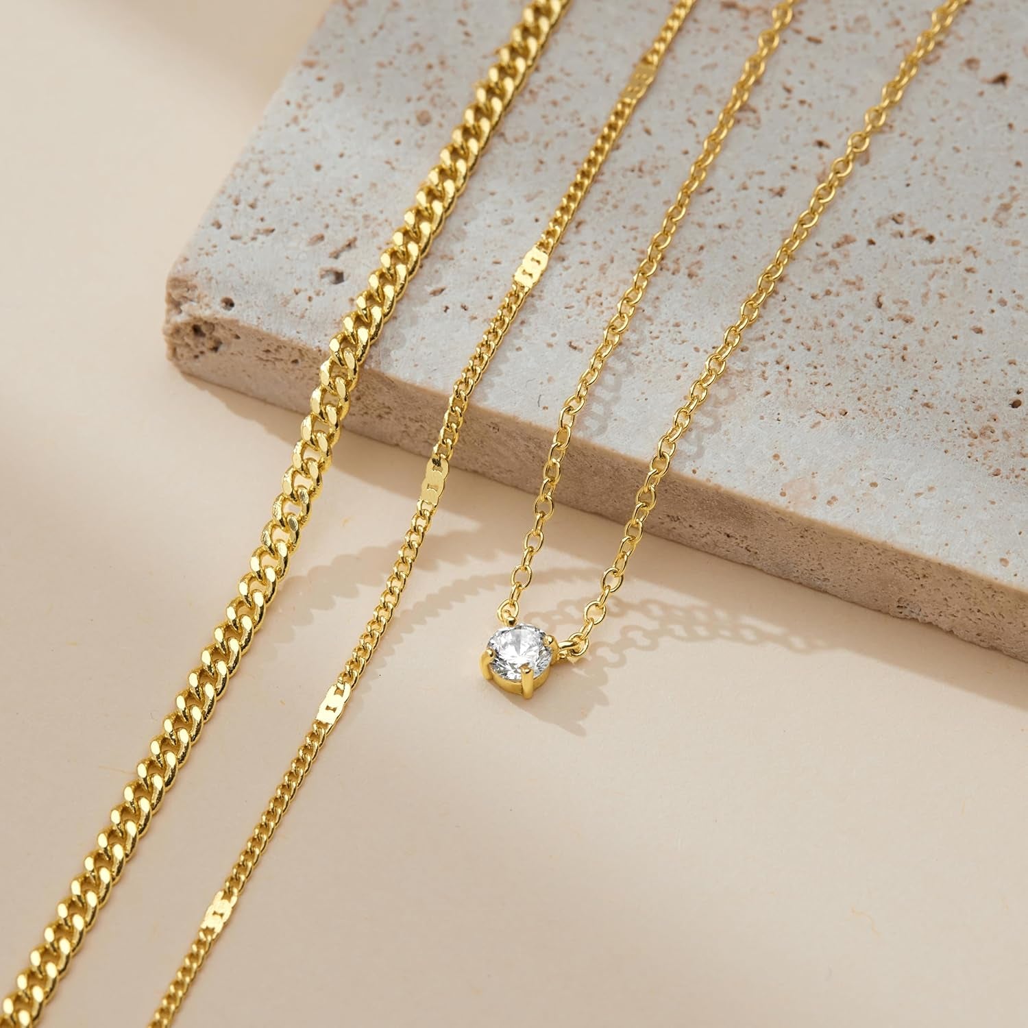 Layered Gold Necklace for Women
